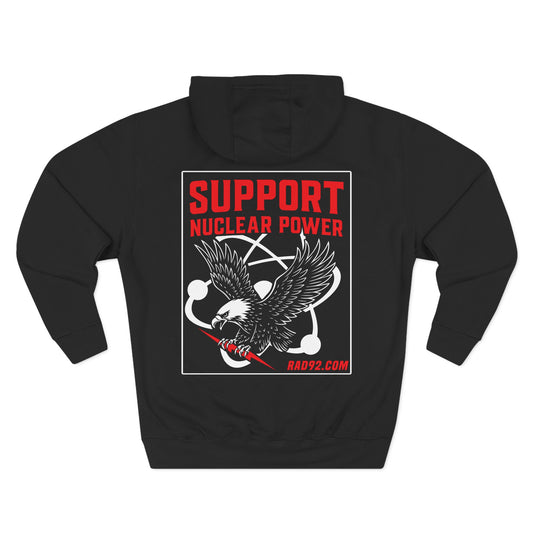 Support Nuclear Power Eagle Hoodie